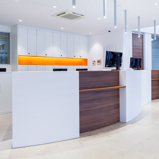 Blick in Ihre neue Arztpraxis